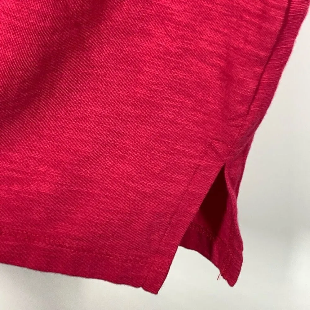 Sigrid Olsen Women's Side Vent Pullover Tank Top Red pink Size Medium - Image 4