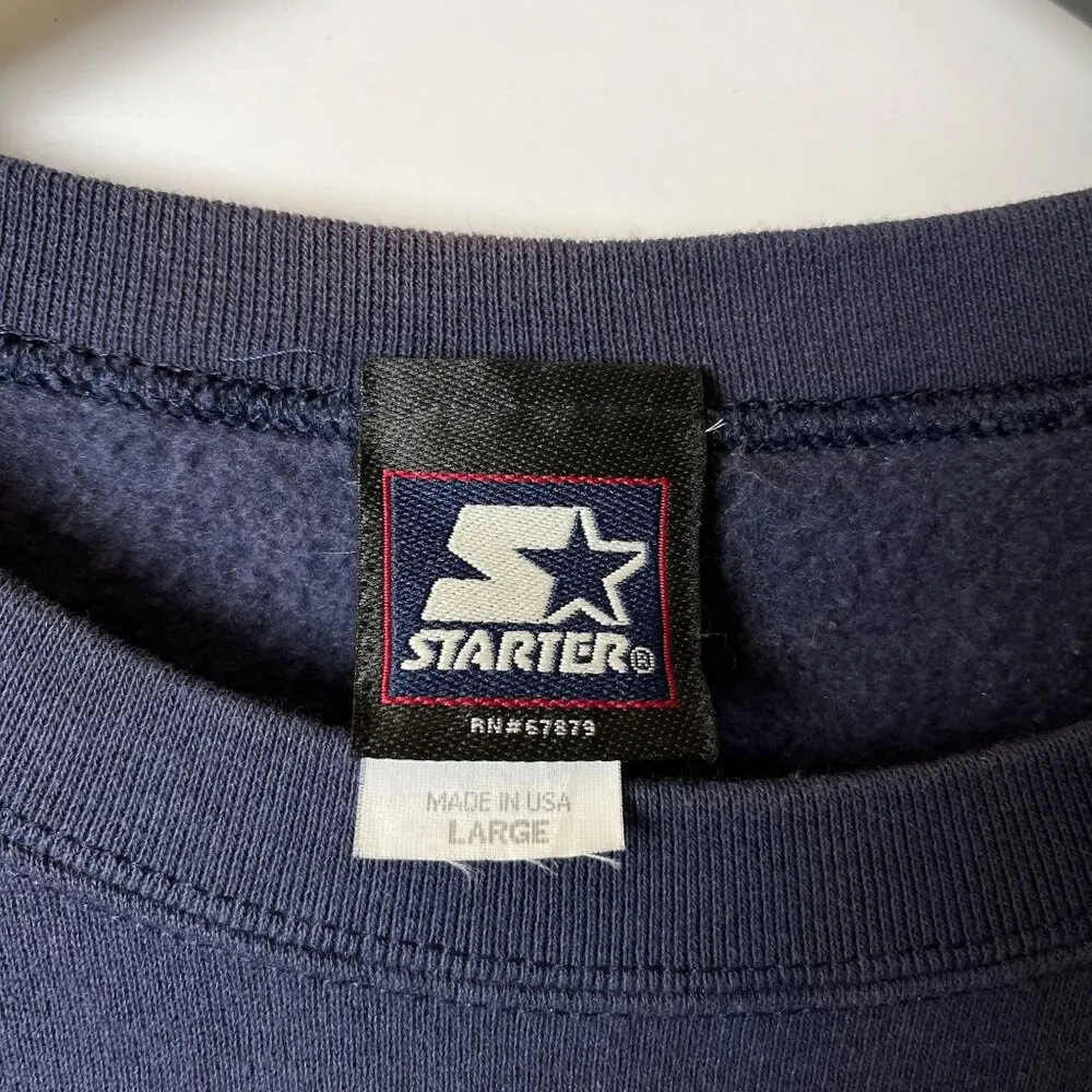 Vintage 90s Starter Denver Broncos Super Bowl XXXIII Champions Crewneck USA Made - Image 4