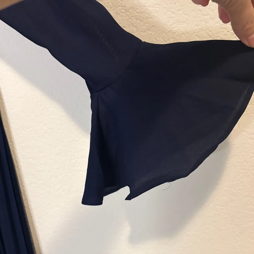 ASOS Navy Dress with Pink Floral Embroidery 8 - Image 7