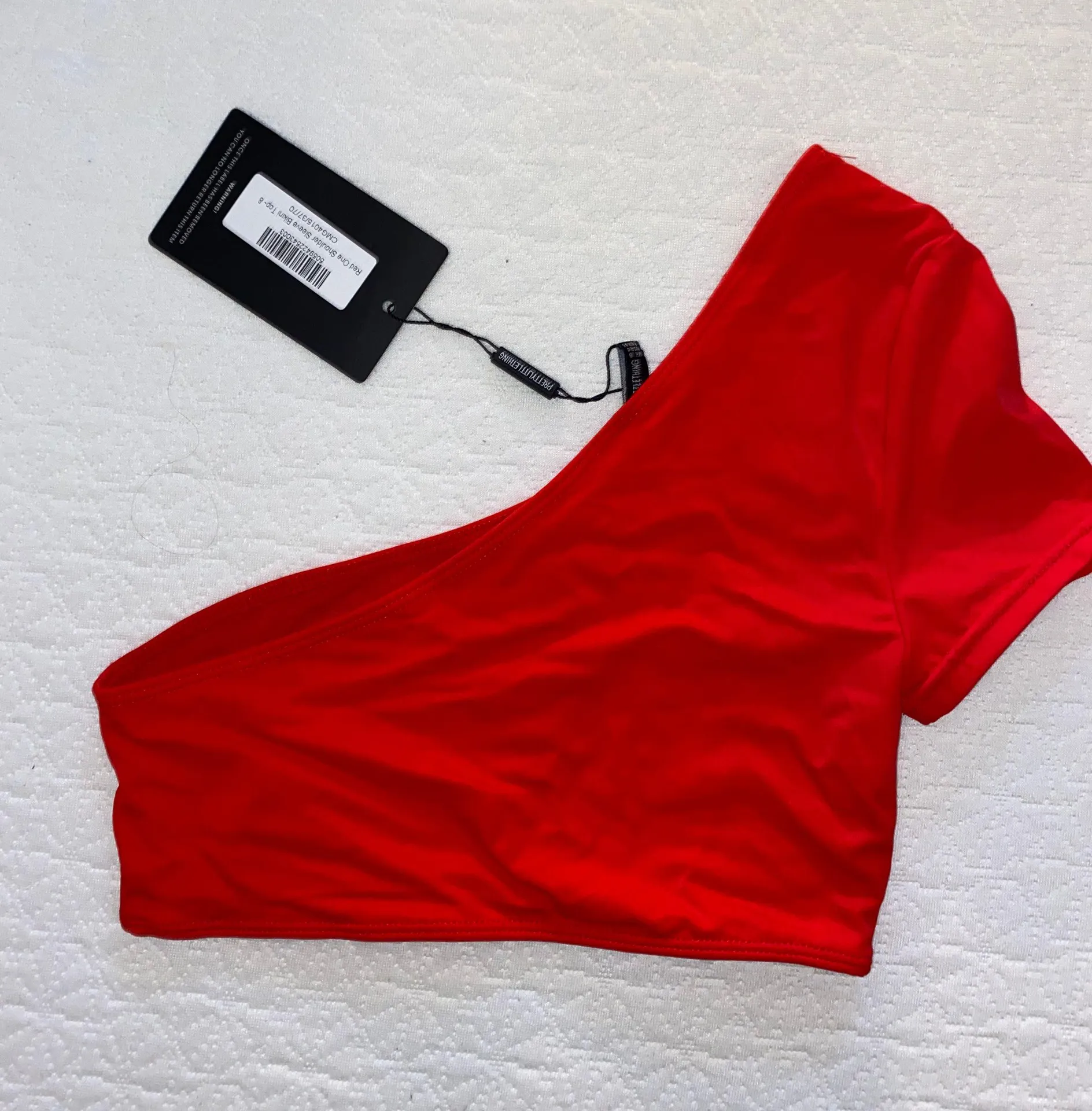 Pretty Little Thing Red Bikini Top - Image 2