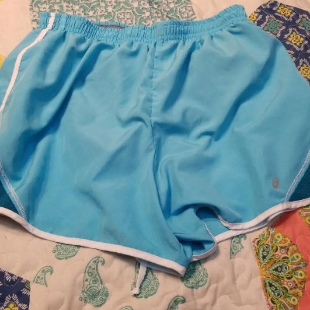 ASICS Running Shorts for Women in Teal Blue sz L - Image 2