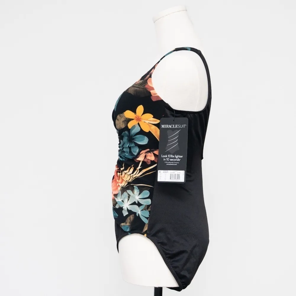 Miraclesuit. Women's Plumeria Tropical Swimsuit. - Image 4