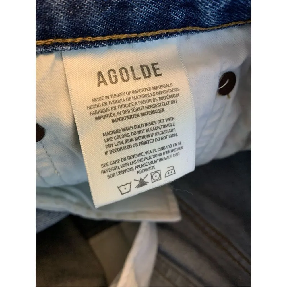 AGOLDE Parker Shorts 100% cotton women's size 27 A026C-1141 - Image 4