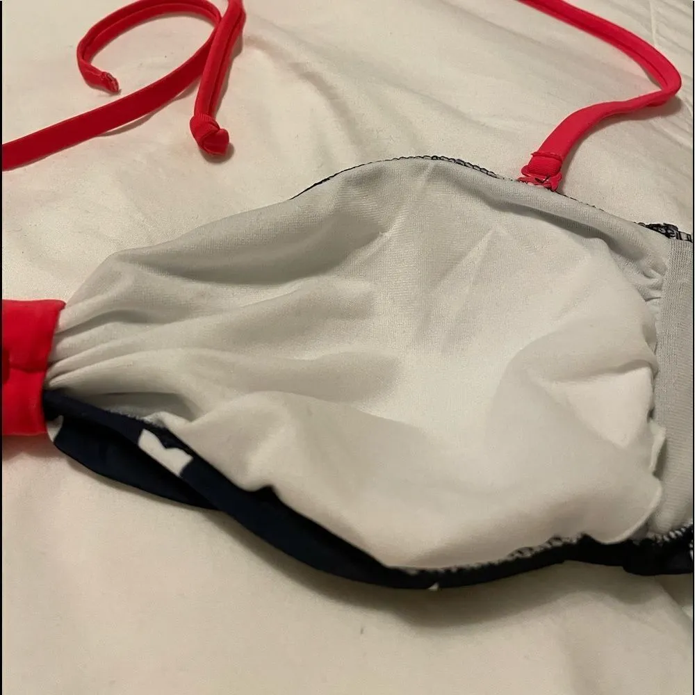 Old Navy Stars Stripes Bikini Set Junior Medium Red White Blue Summer Re… - Image 11