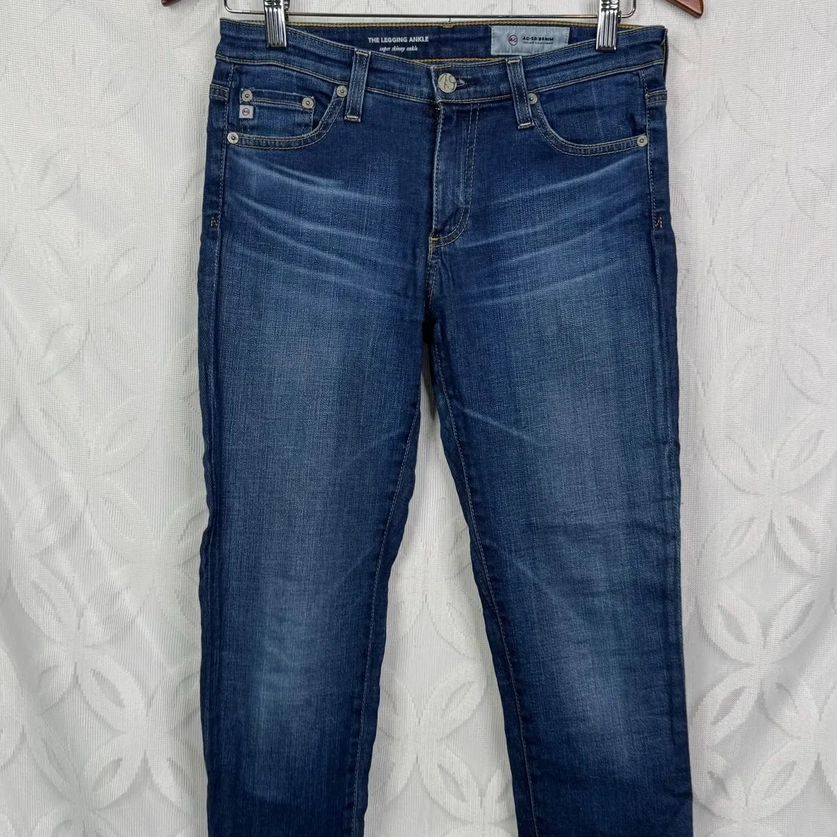 AG The‎ Legging Raw Hem Ankle Skinny Jeans Size 26 - Image 6
