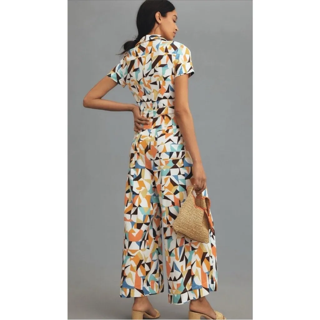 Anthropologie Maeve Colette Jumpsuit Linen Edition Size US 4 - Image 2