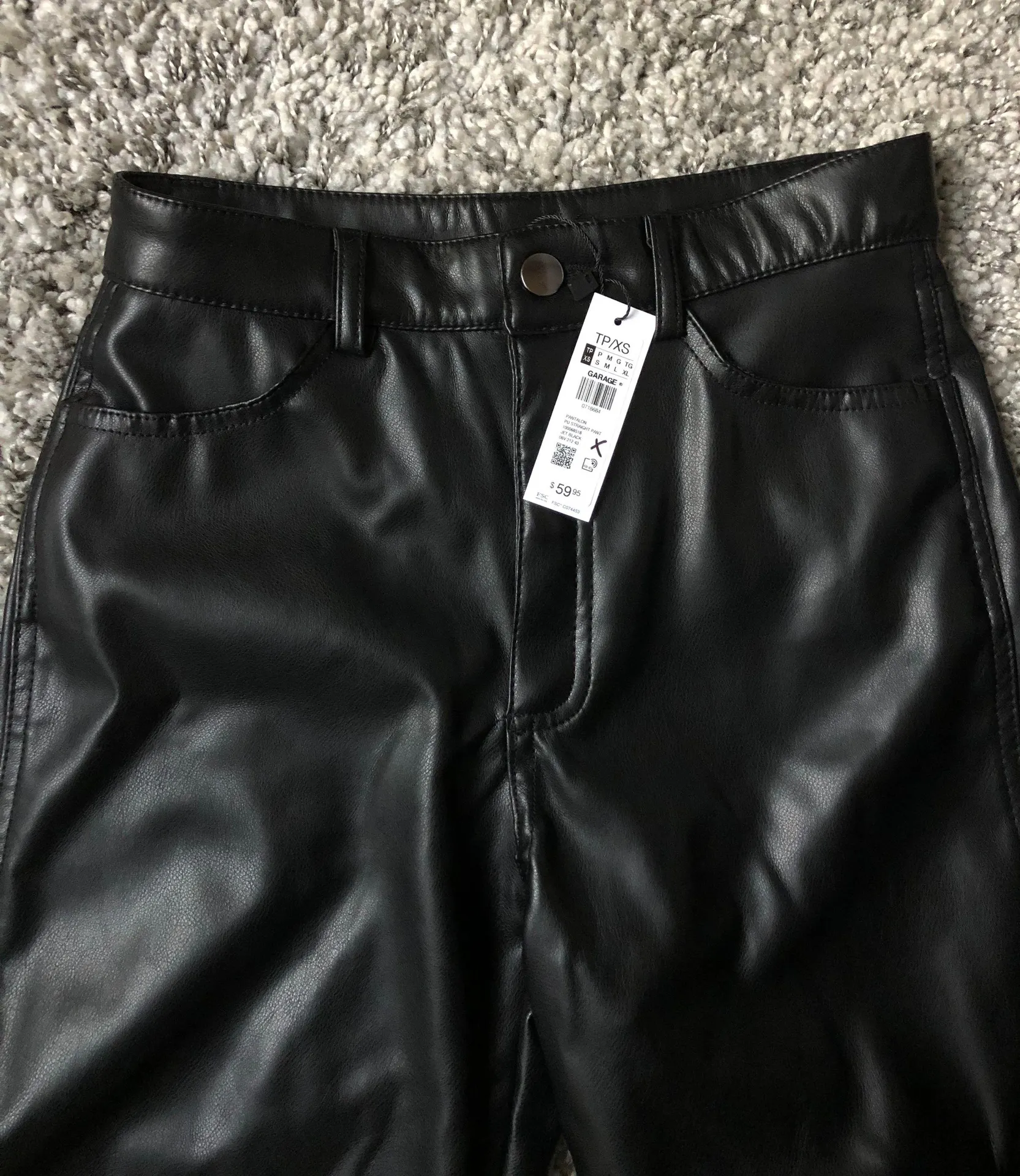 Faux Leather Pants - Image 3