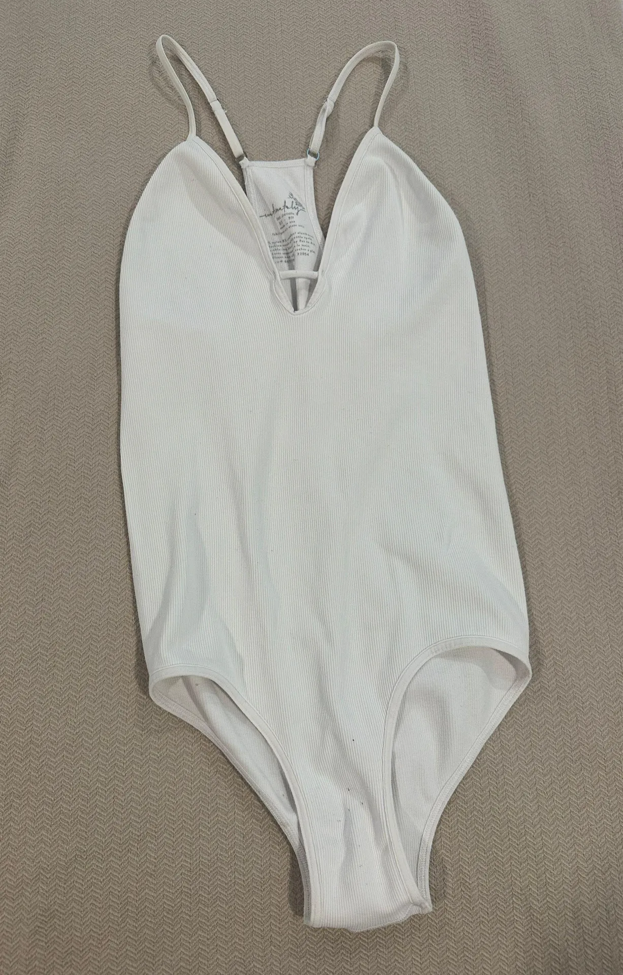 White Tank Bodysuit - Image 3