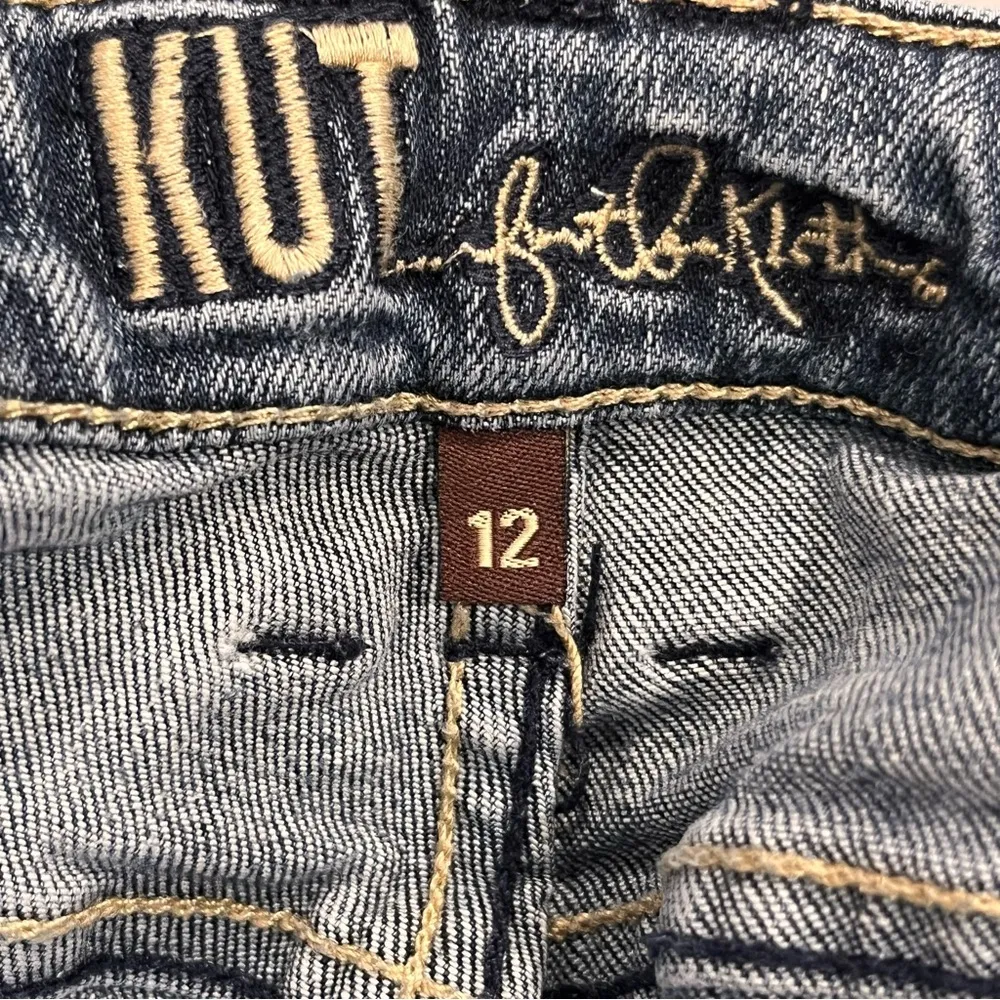 Kut From The Kloth Medium Wash Straight Leg Denim Jeans Women’s size 12 - Image 5