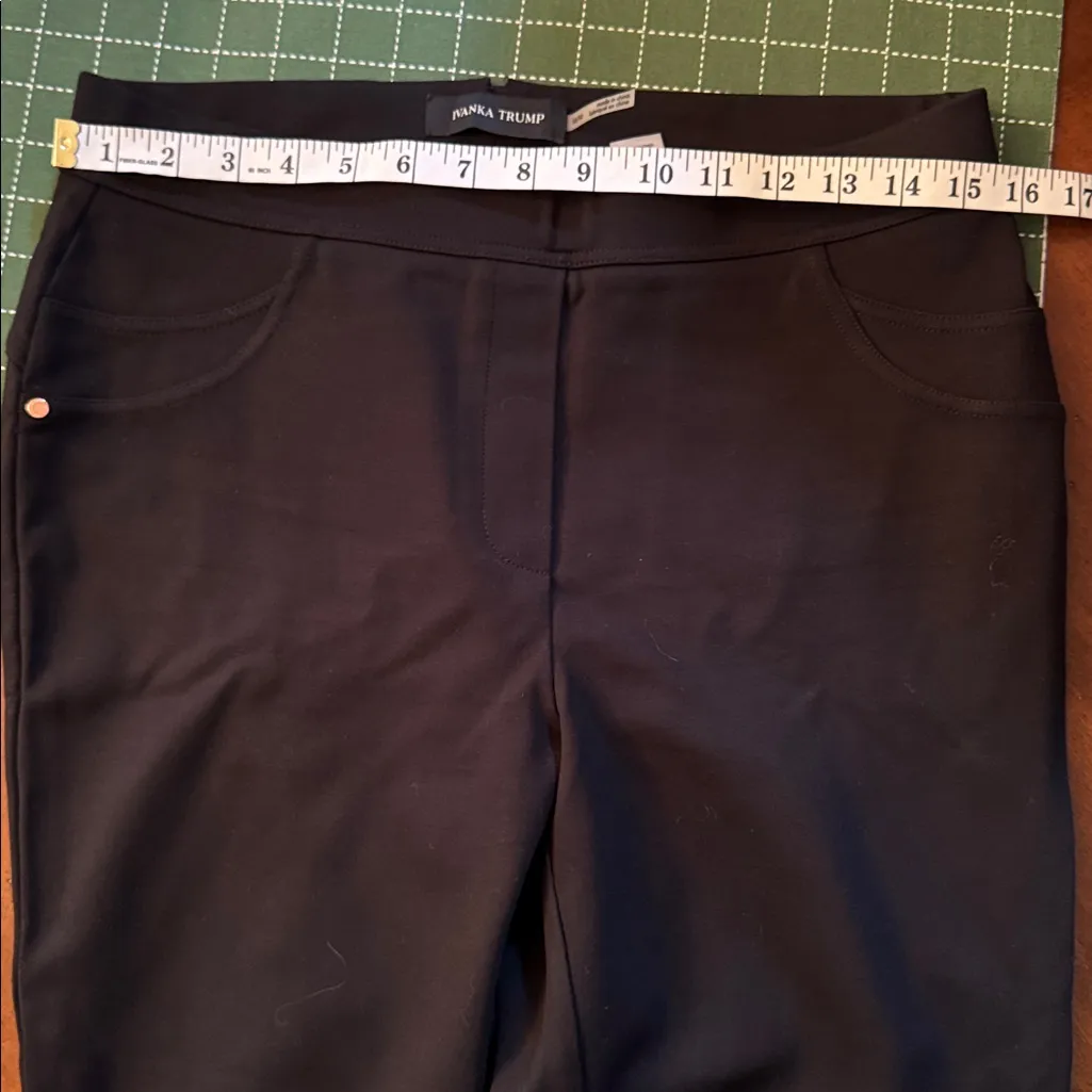 Ivanka Trump Black Stretch Pants Size Medium - Image 7