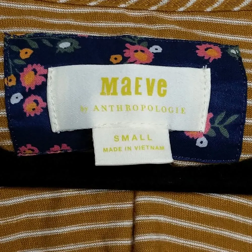 Anthropologie Maeve Kenley Striped Tee - Size S - EUC - Image 6