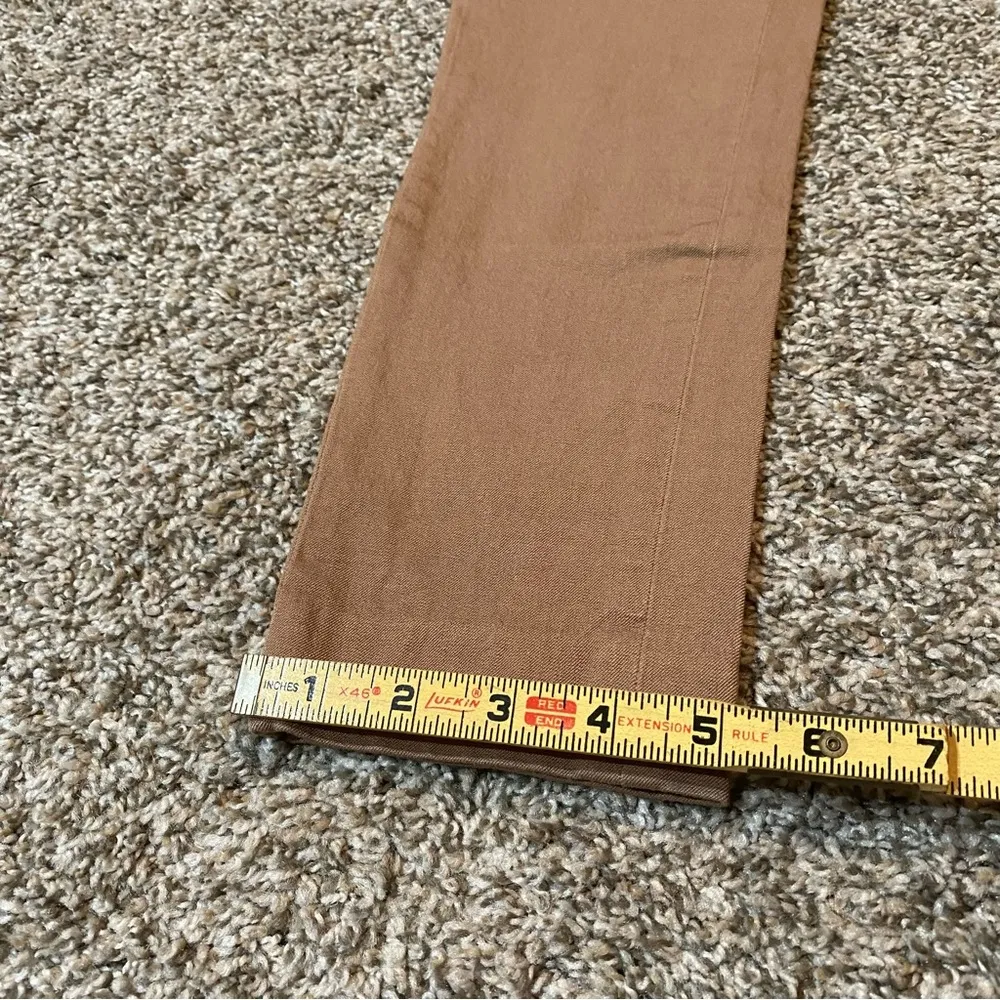 WHITE HOUSE BLACK MARKET Tan Work Pants Size 00 - Image 8