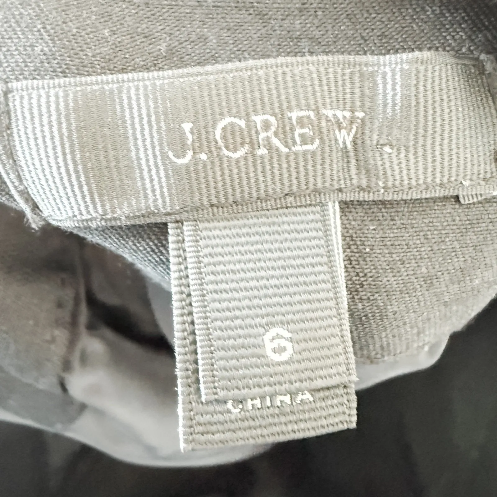 J.Crew Womens Skirt Size 6 Gray Plaid Pencil Quiet Luxury Academia Preppy Office Black - Image 5