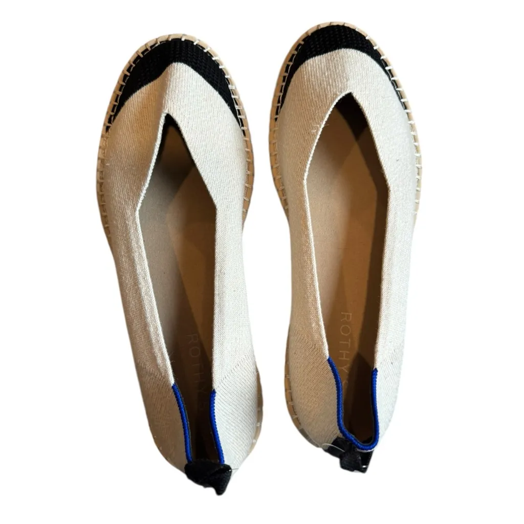 Rothy’s Espadrille Flat Hemp Cream/Black 10.5 - Image 8