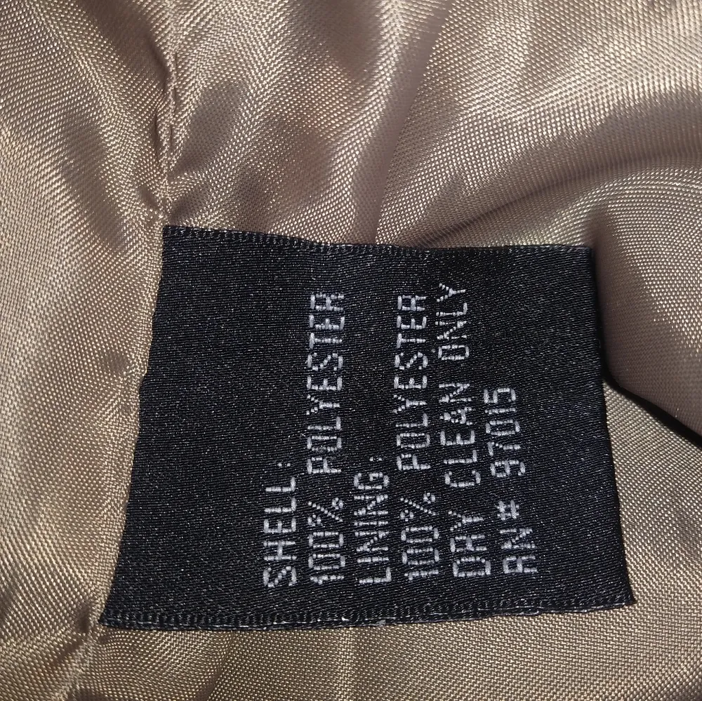 Larry Levine 14W Beige Lined Skirt Suit Plus - Image 8