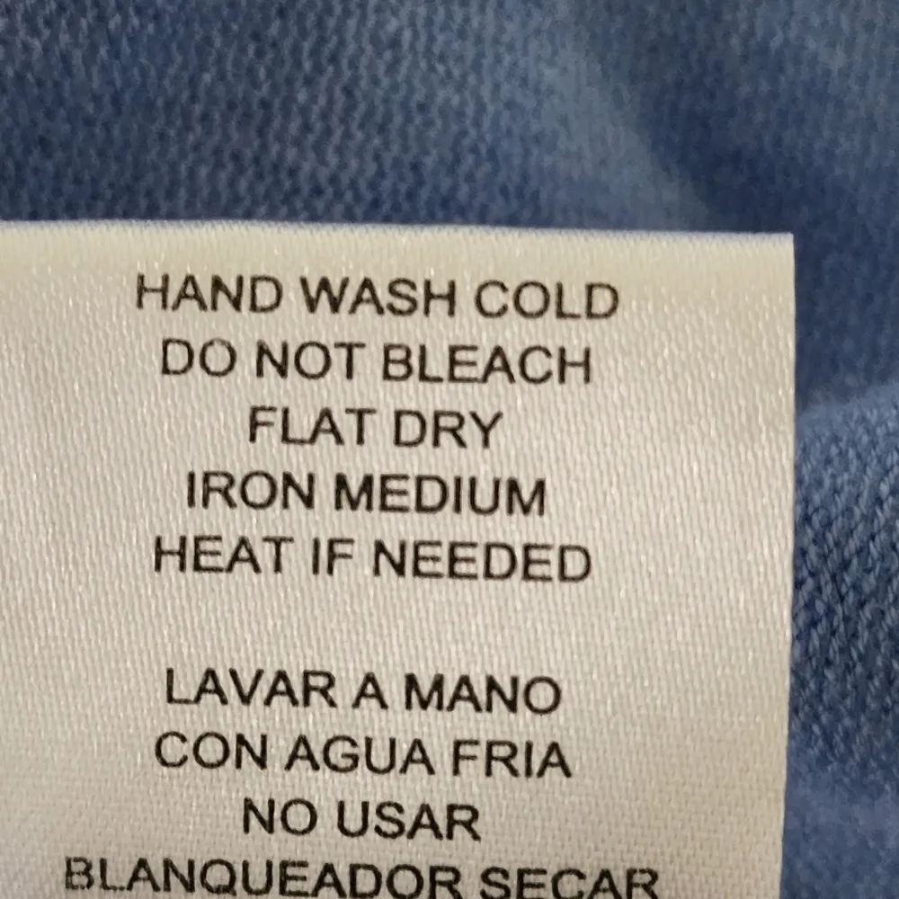 Joseph A Blue Open Sweater Vest with Tassel Hem - Image 8