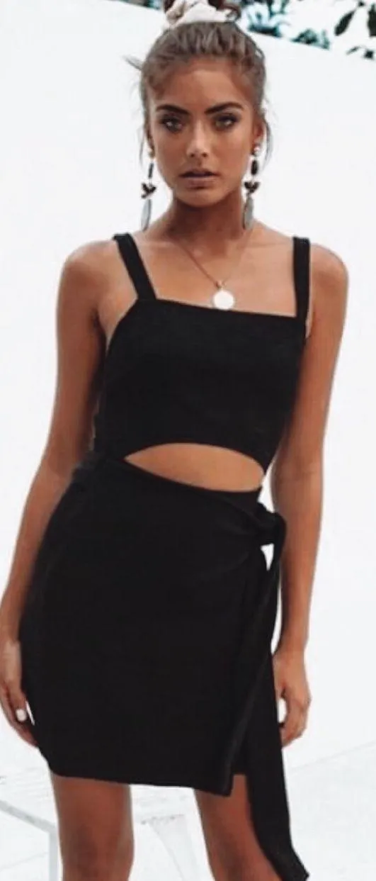 Sabo Skirt Varsity Ribbed Wrap Dress - Image 6