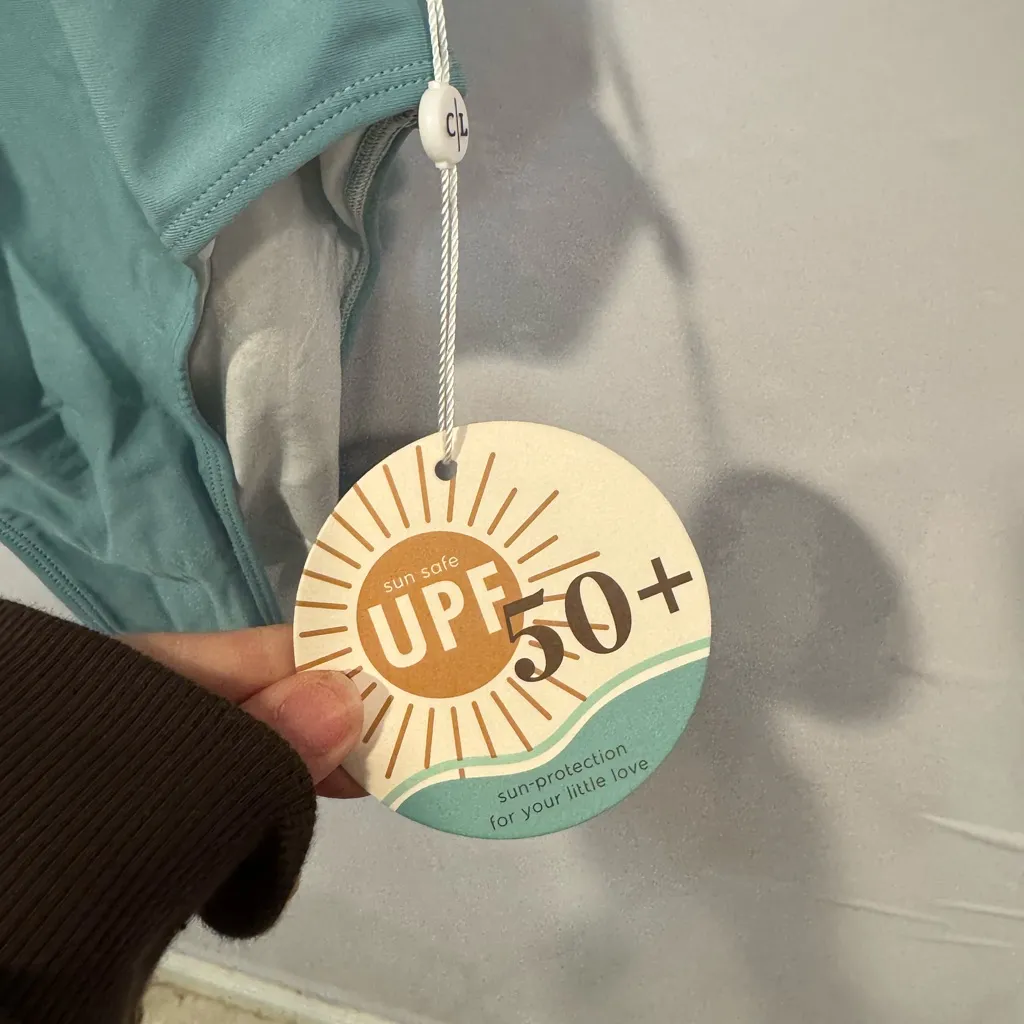 NWT Caden Lane Green and White Swimsuit with Cutout Size L - Image 3