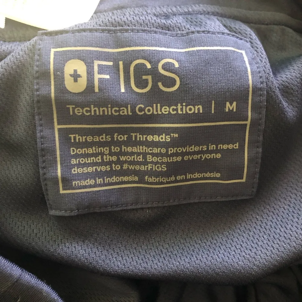 FIGS Technical Collection Womens Zamora Scrub Joggers Medium Navy W23SW2008 - Image 6