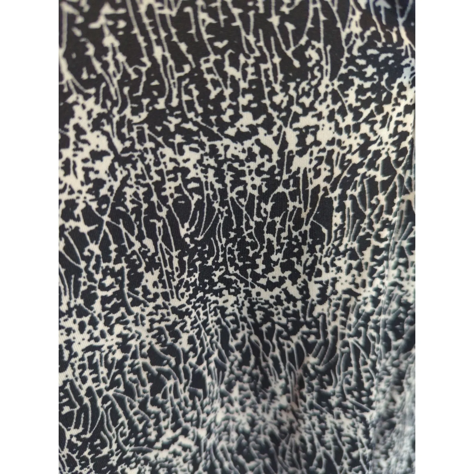 Coral Bay Black & Tan Print Duet Top - Image 5