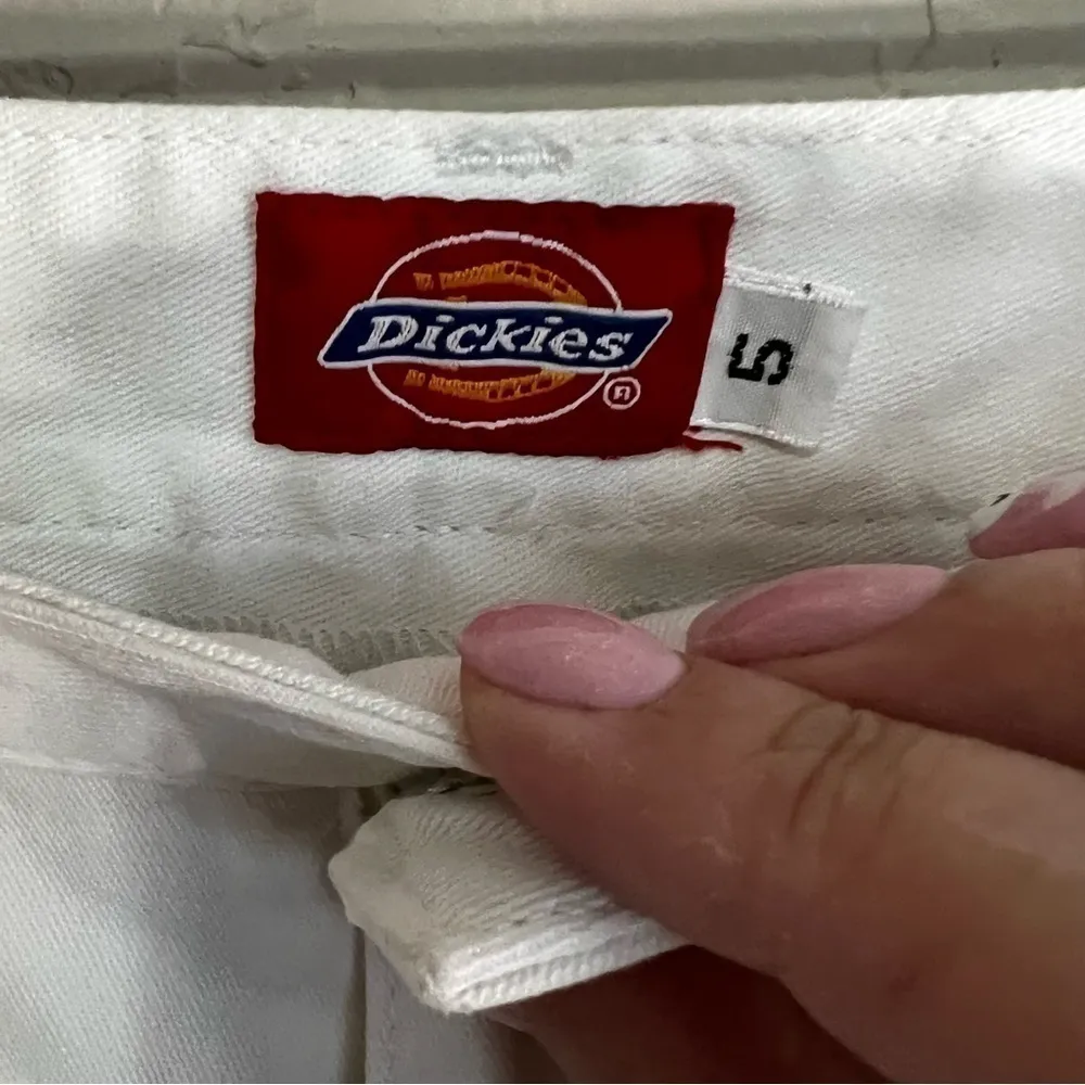 Dickies‎ White Wide Leg Crop Capris - Image 6