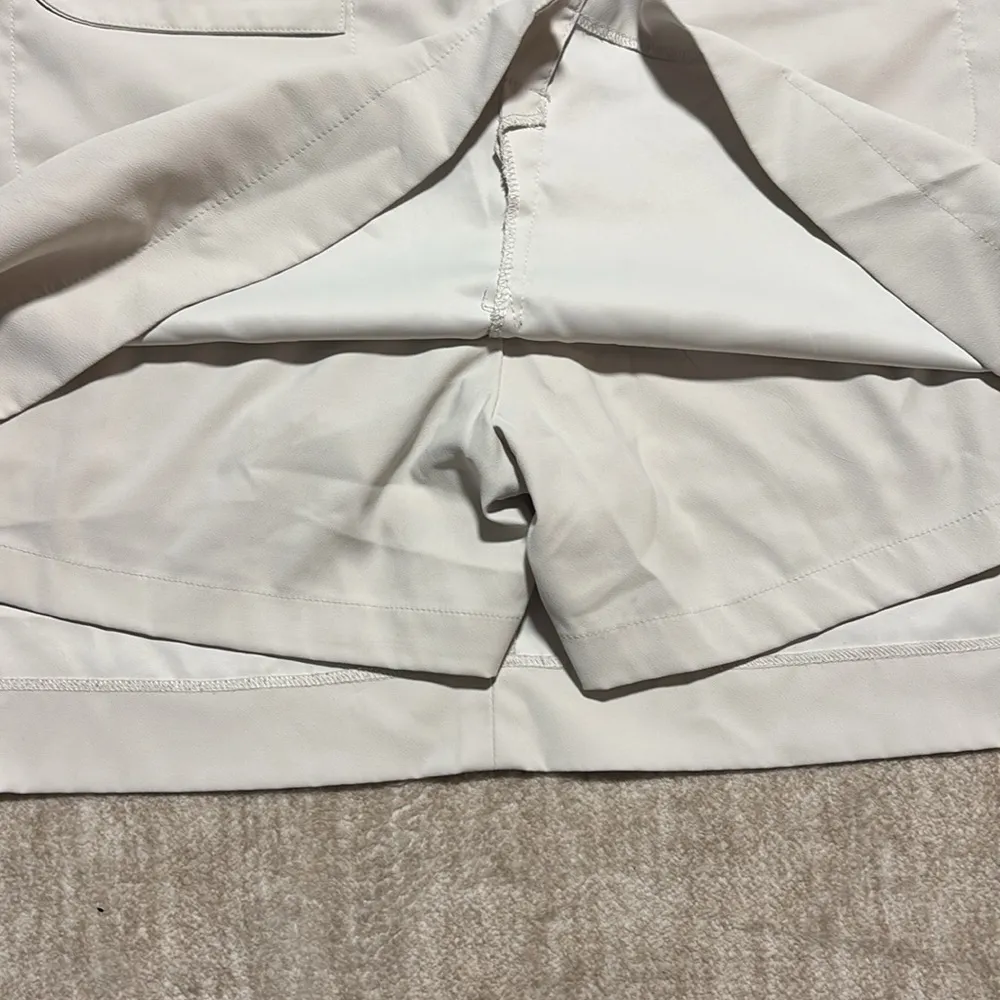 14 Women's Khaki golf skort Nike Golf Tour Performance Dri-Fit skirt/shorts - Image 8