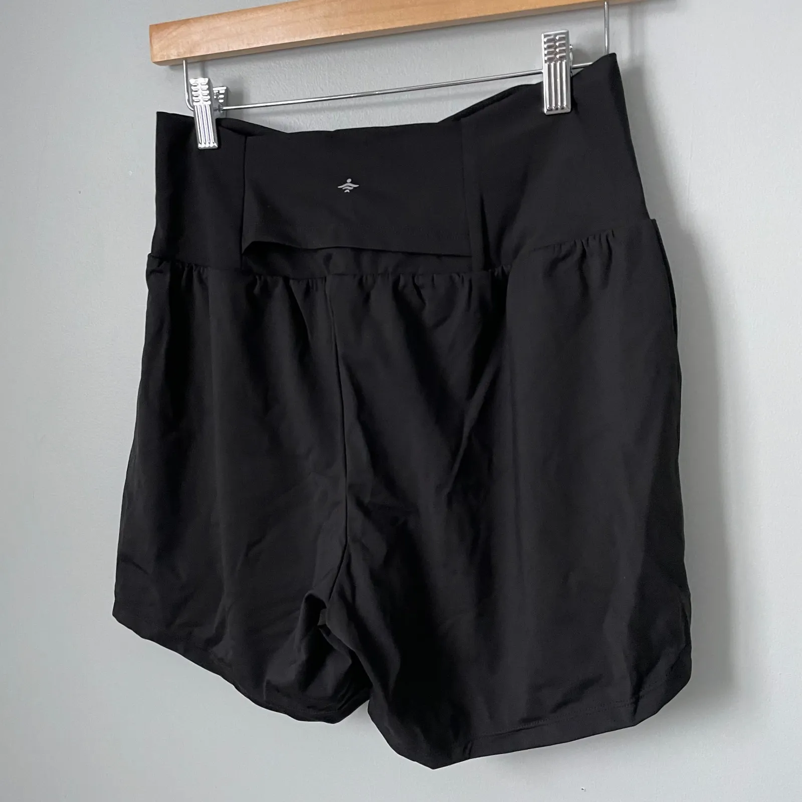 Halara Black High Waisted Softlyzero Airy Athletic Shorts Women's Size Large - Image 4