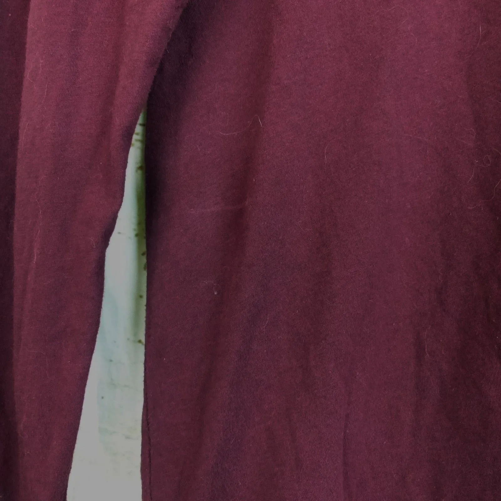 Chronic Clothing Chronic Cellars Shirt Women M Burgundy LS Graphic Logo Skull Red Size M - Image 4