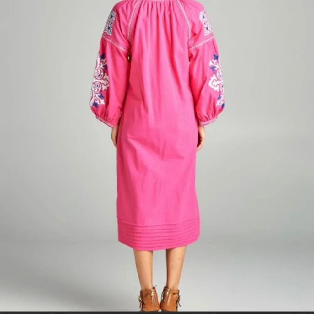 Velzera boho embroidered dress or Kimono - Image 5