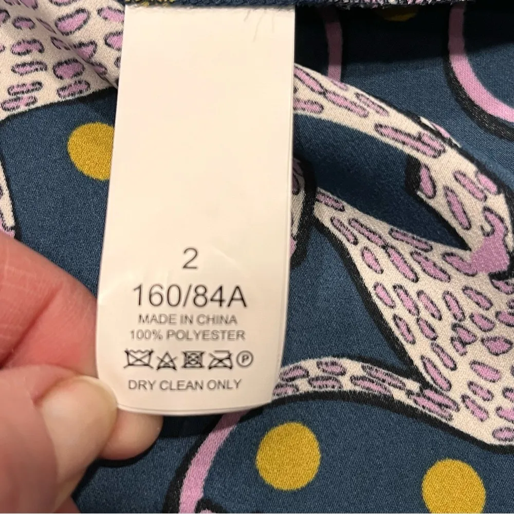 Kate Spade  Panther Dot Wrap Blouse Top - Image 13