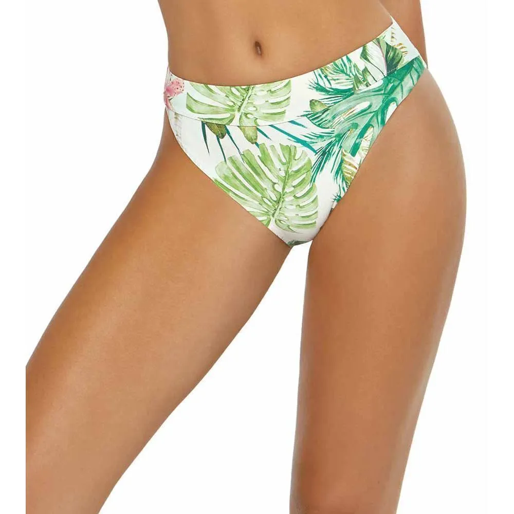 New Pilyq tropical high waisted bikini bottom. Small. - Image 5