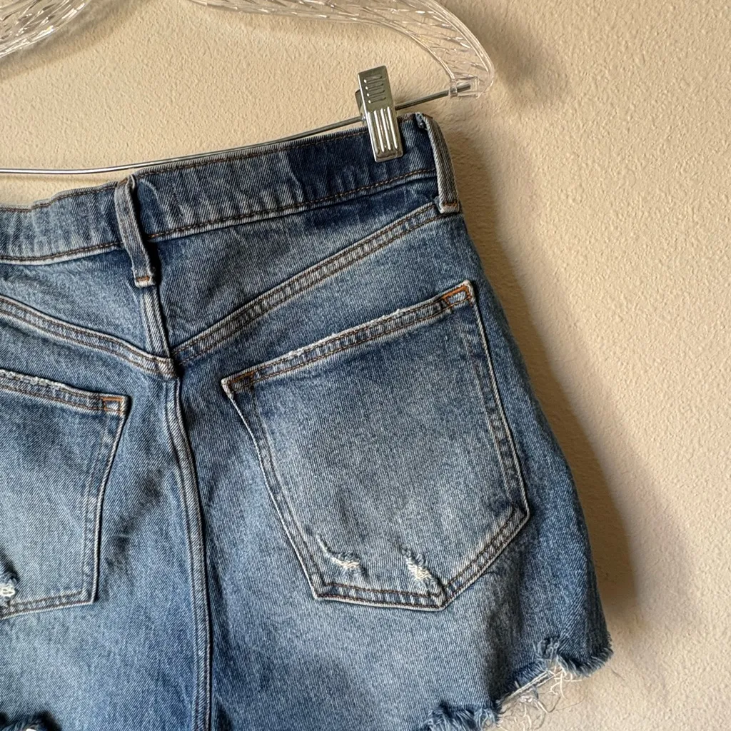 Curve Love A&F High Rise Denim Shorts - Image 7