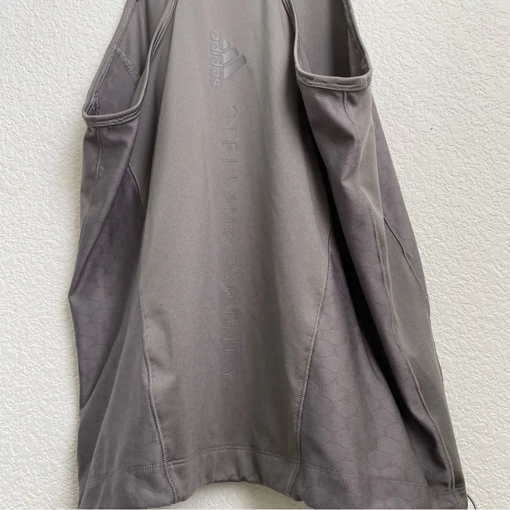 ADIDAS Stella McCartney Studio Explorer Gray Taupe Mesh Tank Size M - Image 9