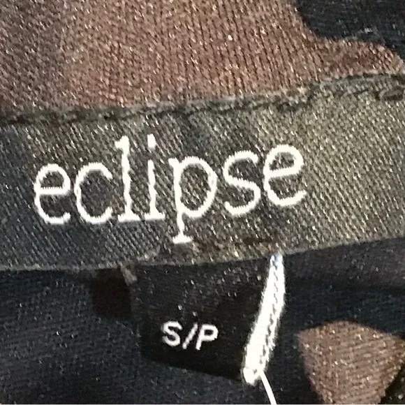 Eclipse Mini Dress‎ Sparkle Glitter Sleeveless Party Cocktail Club Black - Image 3