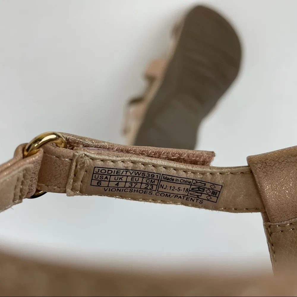 Vionic Judie Rose Gold Orthodic Sandal - Image 10