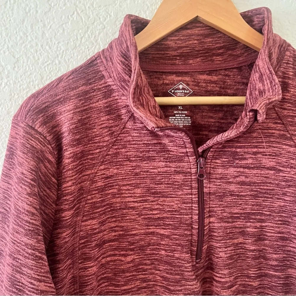 Fleece pullover 1/4 zip sweater Size XL - Image 3