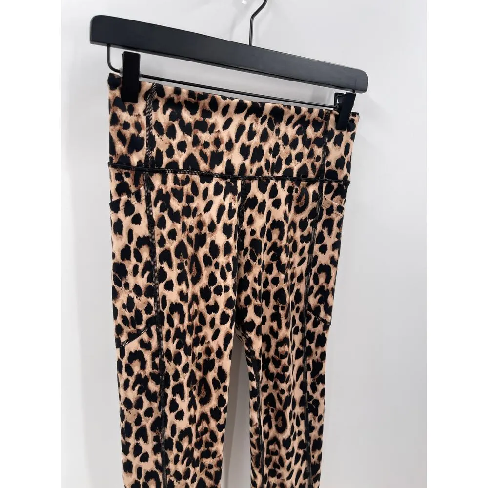 Victoria Secret Sport Full Length Leopard Leggings Size Extra Small - Image 2