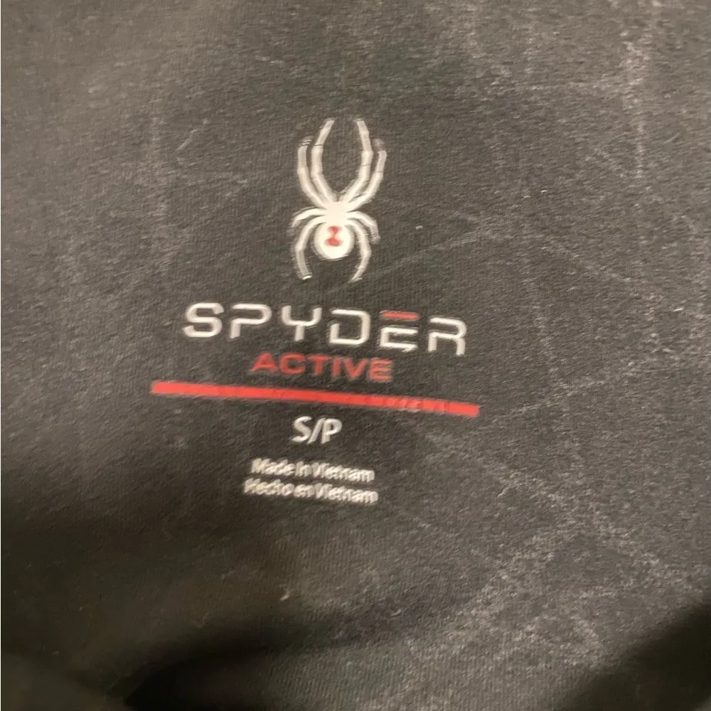 Spyder Black Web Print Leggings - Image 5