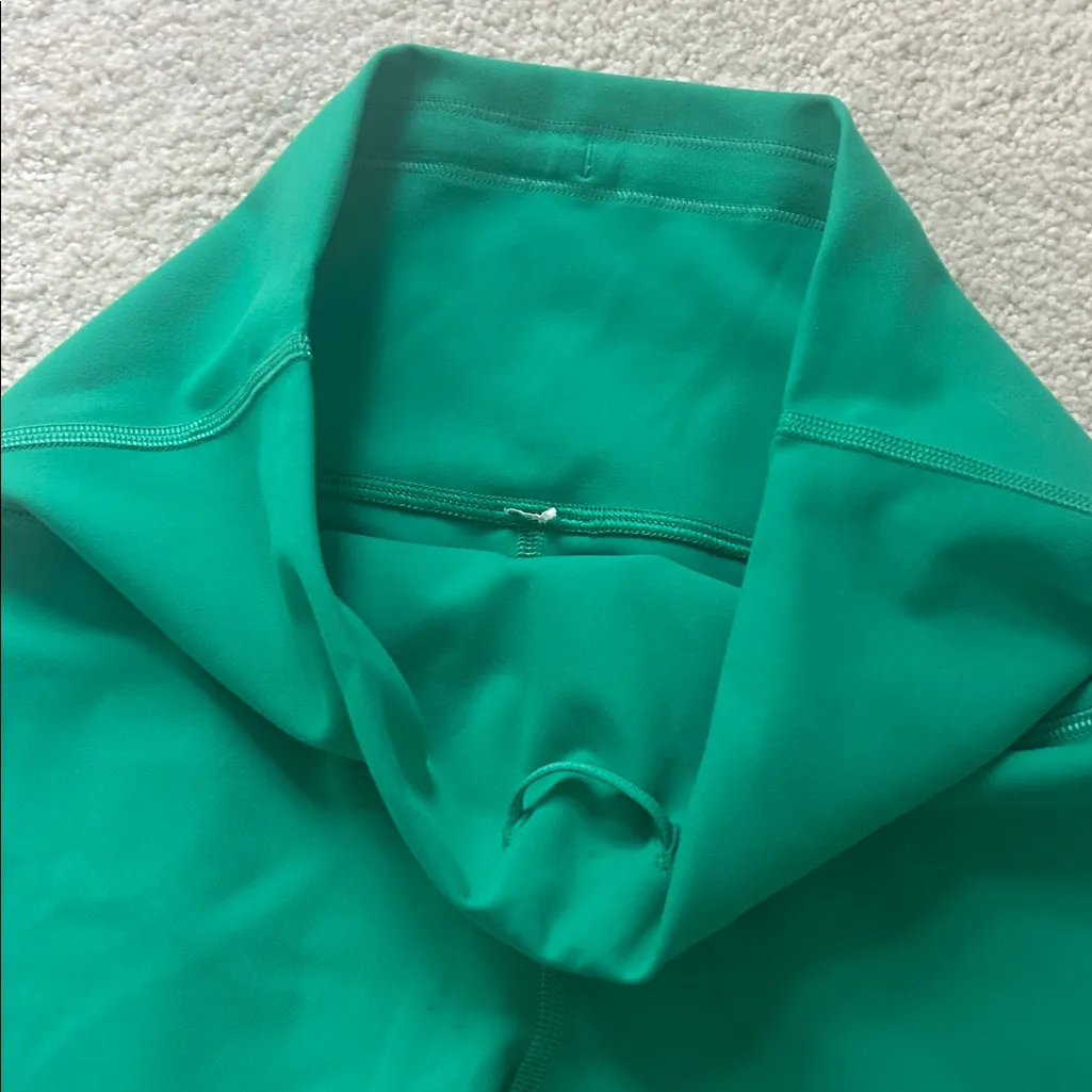 Lululemon Green Women's Spandex Biker Shorts - Image 3