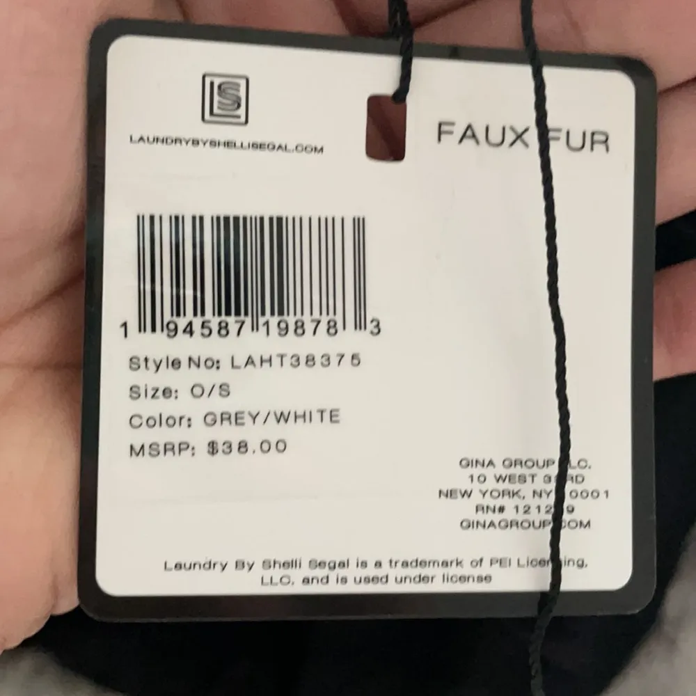 Shelli Segal Laundry faux fur bucket hat NEW - Image 3