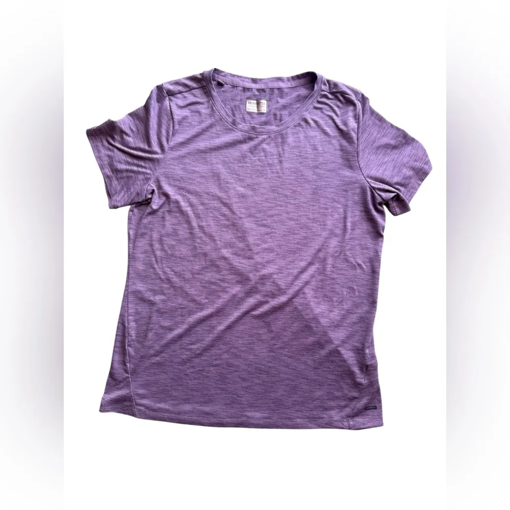 Mondetta Women's Top  Active Crewneck Tee  Purple Size M Sports Athletic Light - Image 4