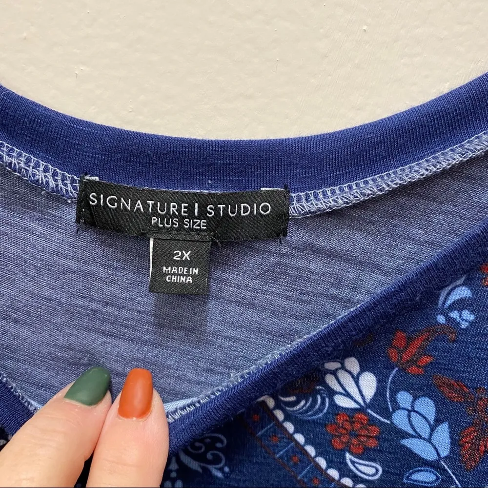 Signature Studio Kaleidoscope Sleeveless Top - Image 4