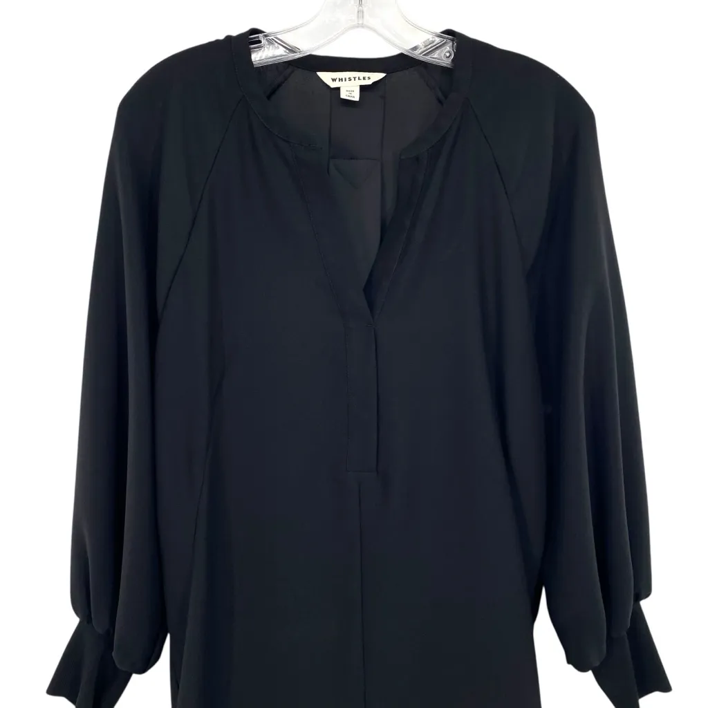 Whistles Zeta Rib Cuff Dress V - Image 3