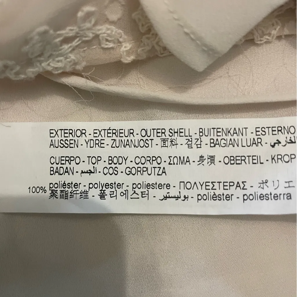 Zara Cream Floral Maxi Dress - Image 7