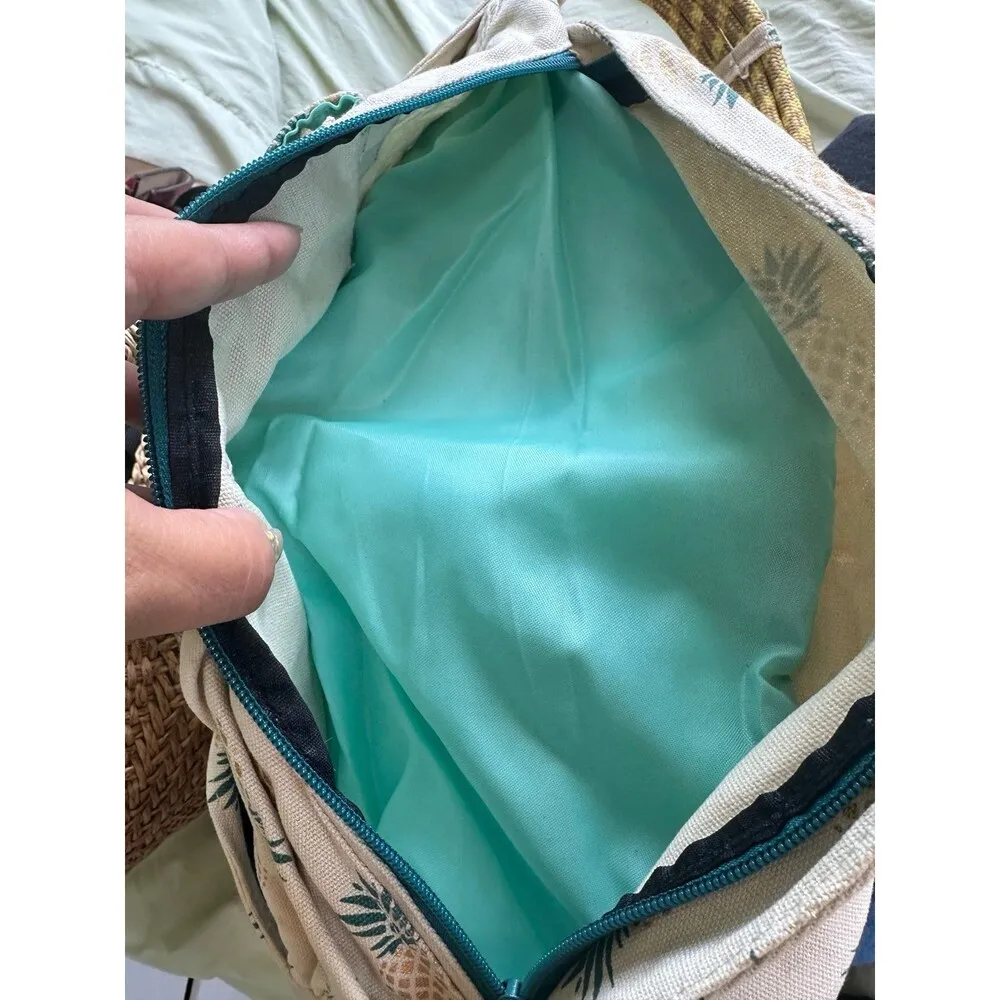 Kavu Original 100% Cotton Pineapple Express Rope Sling Crossbody Backpack Bag - Image 6