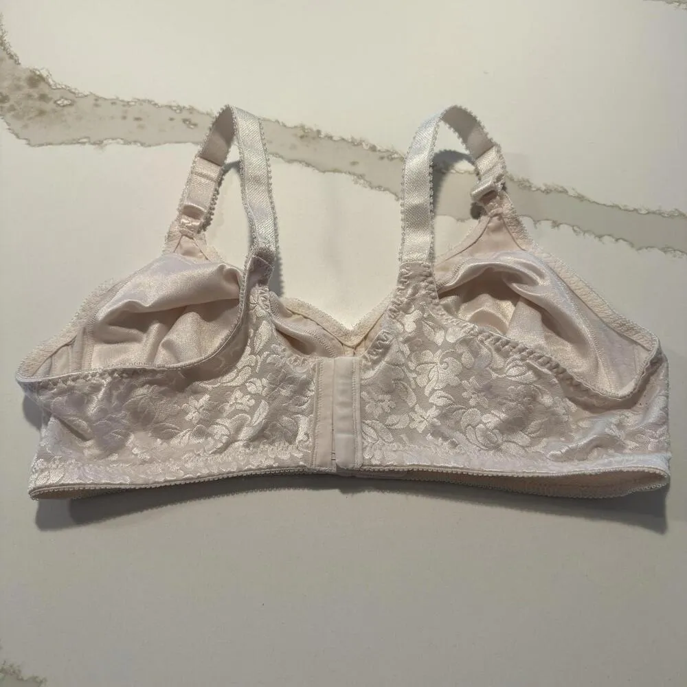 Bali Double Support Spa Closure Wireless Bra Sz 40C 3372 Pink Bliss - Image 2