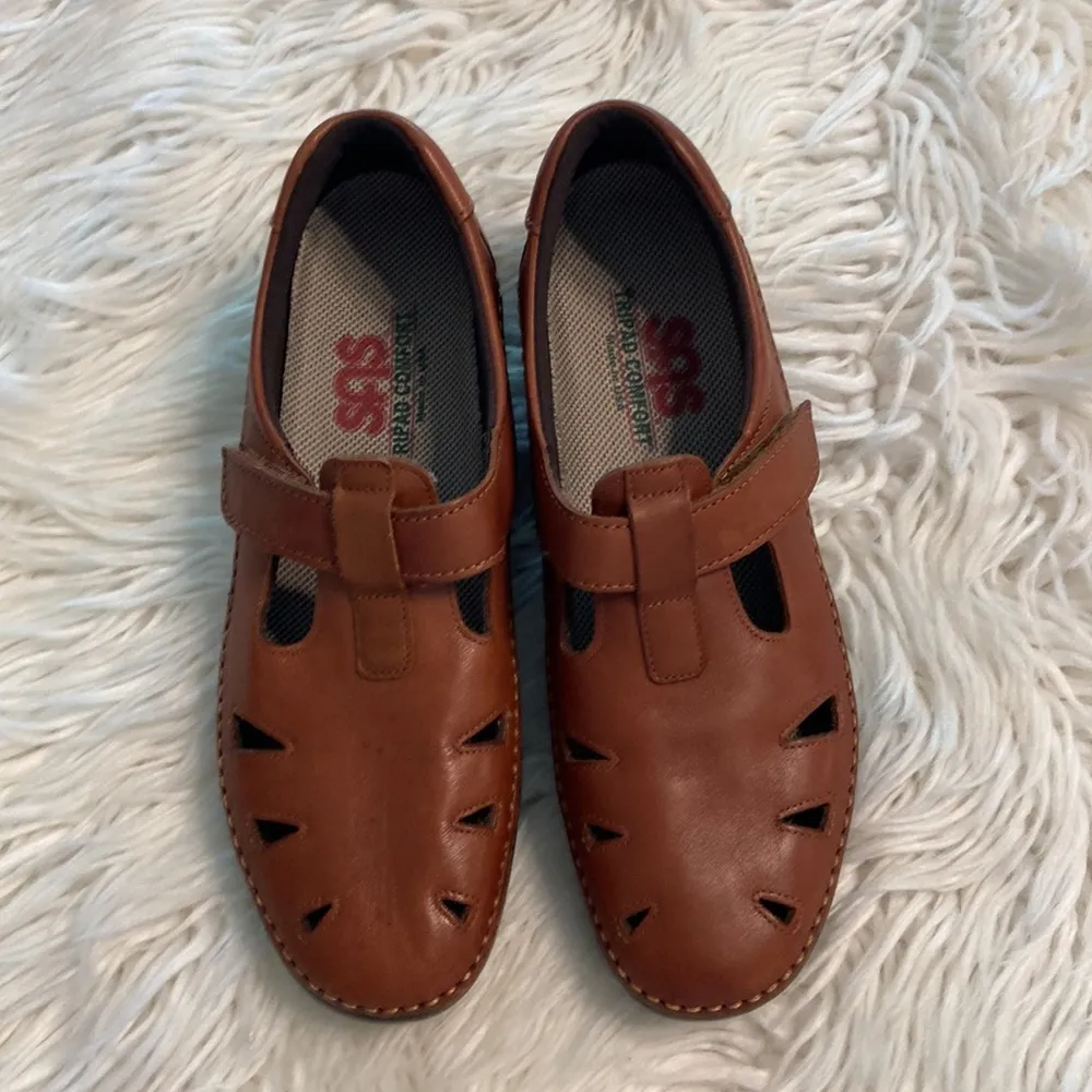 SAS TRIPAD COMFORT MADE IN USA Shoes size 9.5N light brown color excellent cond - Image 2