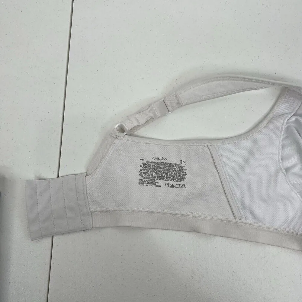 Playtex Size 40DD 18 Hour Active Breathable Comfort Wireless Bra 4159 Full Cover White - Image 11