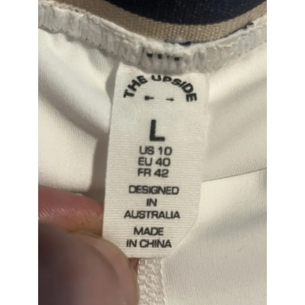 The Upside Skort Womens L Red White Blue Pleated Tennis Print Short Lined Skirt Size L - Image 6