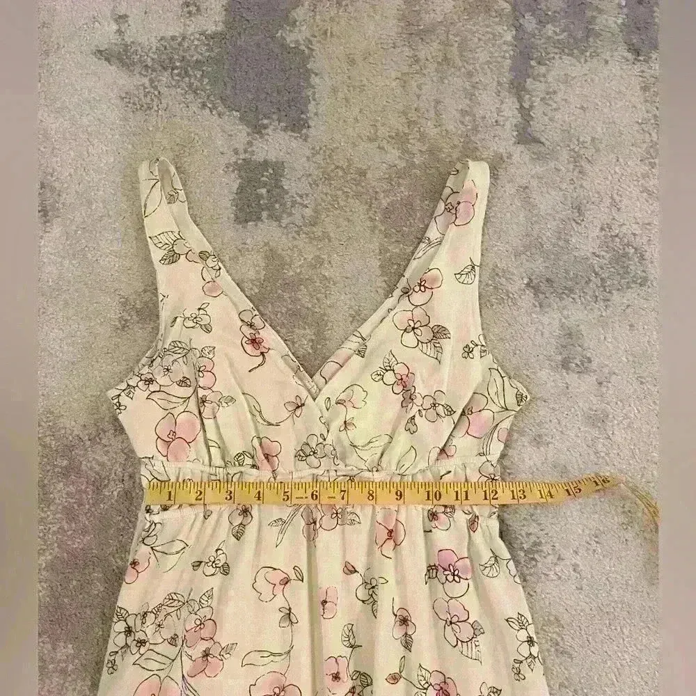 Women’s Yellow V-Cut Summer Dress - Image 4